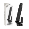 Basecock - Vibrateur Réaliste Télécommande Noir 21 Cm -O- 4 Cm